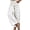 White, variant on Women's White Polka Dot Barrel Jeans Mid Rise Vintage Denim Pants with Pockets
