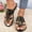 Green, variant on Norvail Womens Fashionable Camo Print Slides, Casual Comfortable Flat Sandals for Beach, Lightweight Breathable Slippers for Indoor & Outdoor Wear, Walking Shoes, Footwear