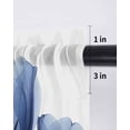thumbnail image 6 of Blue Tulip Flower Tier Curtains 45 Inch Length,Sheer Curtains for Bedroom Living Room Window Vintage Spring Plant Floral Botanical Small Half Window Kitchen Curtains & Drapes 27.5"x45" 2 Panels, 6 of 6