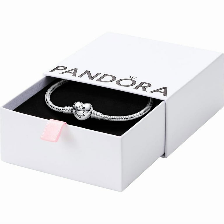 Pandora Moments Silver Bracelet with Heart Clasp - Walmart.com