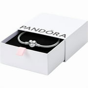 Pandora Moments Silver Bracelet with Heart Clasp