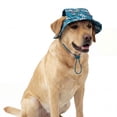 thumbnail image 1 of One Paw, Dog Bucket Hat, Sun-Protective, Blocks UV Light, Blue, for Dogs, 1 of 9