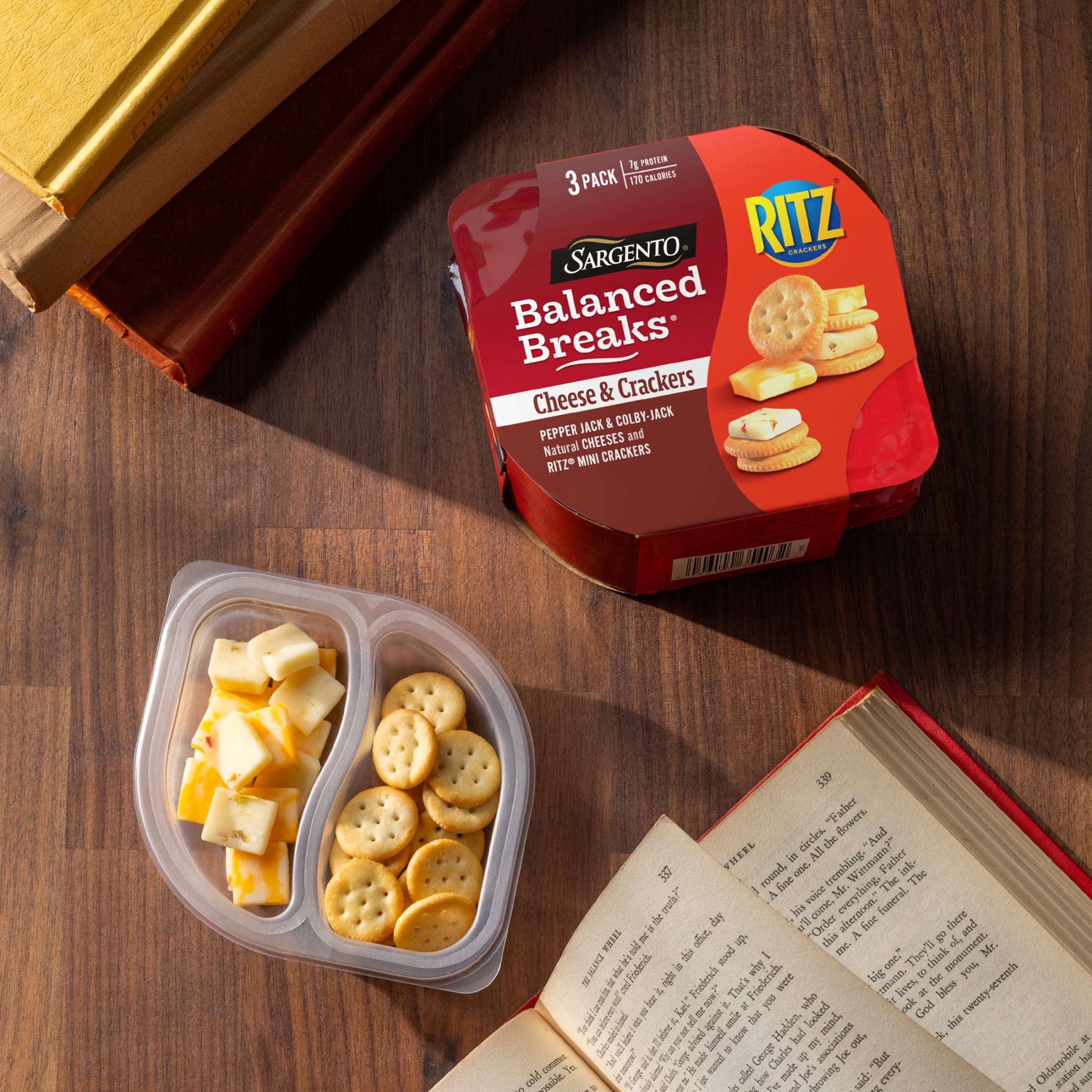 Sargento® Balanced Breaks® Cheese & Crackers, Pepper Jack & Colby-Jack & RITZ® Snack Kits