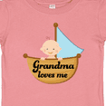 thumbnail image 4 of Inktastic Grandma Loves Me Grandchild Boys Baby T-Shirt, 4 of 5