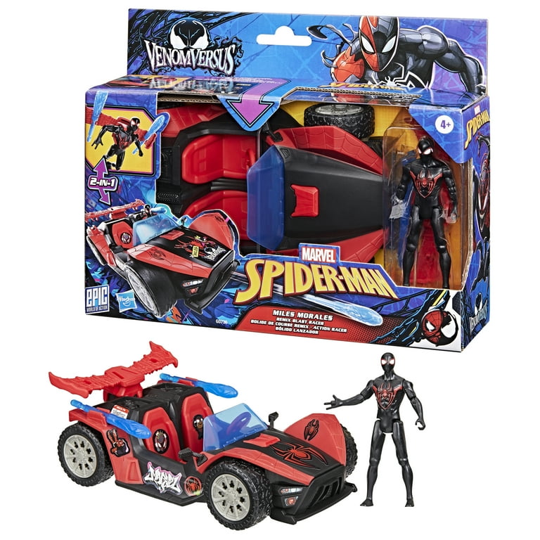 マテルカーズ　Walmart限定 Marvel Spider-Man VenomVersus Epic World of Action Miles Morales
