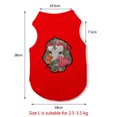 thumbnail image 4 of Ropa para perros pequeños con pintura de diamantes, bonito patrón, chaleco para mascotas con pintura de diamantes DIY, 4 of 9