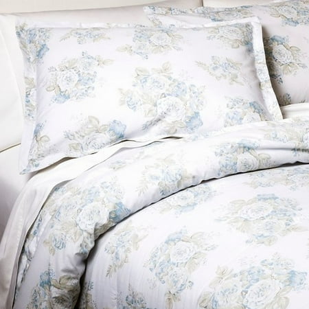 Simply Shabby Chic King Bed Comforter Shams Set Pretty Blue