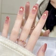 thumbnail image 1 of Petit Livre Rouge Vernis à Ongles Porté à la Main. long Autocollant Papillon pour Ongles patch Fini Colle Gelée, 1 of 7