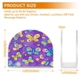 thumbnail image 3 of Napkin Holder Colorful Butterflies Thick U Shape Acrylic Non Slip Space Saving for Kitchen, 3 of 9