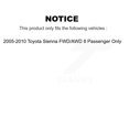 thumbnail image 2 of Transit Auto Front Complete Shock Assembly and TQ Link Kit for Car 2005-2010 Toyota Sienna FWD AWD 8 Passenger Only - Left Right Side (Driver Passenger) KSS-104092, 2 of 2