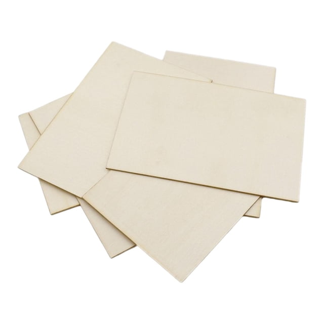 Lipstore 10 Pcs Planches de Contreplaqué Fin pour Mini Maison Modèle de Table de Sable