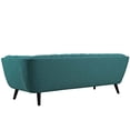 thumbnail image 4 of Modern Contemporary Urban Design Living Room Lounge Club Lobby Armchair and Sofa Set, Fabric, Aqua Blue, 4 of 5