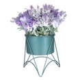 thumbnail image 4 of Maceta para plantas con soporte Maceta de metal dorado con soporte, 4 of 8