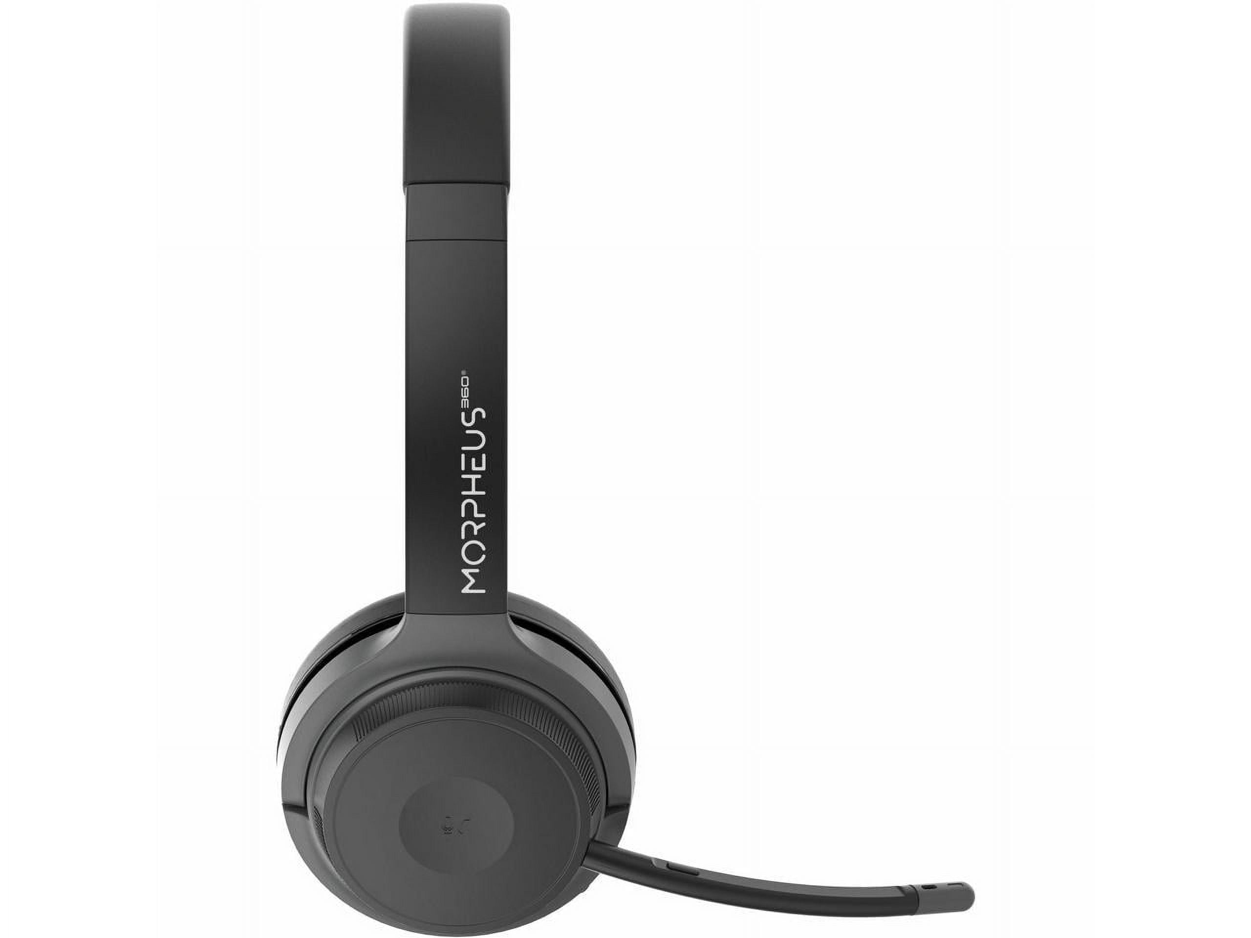 MORPHEUS 360 ADVANTAGE STEREO WIRELESS HEADSET WITH DETACHABLE BOOM MICROPHONE-B