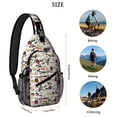 thumbnail image 3 of Sushi Party Cartoon Sushi Roll Foodie Lightweight Multipurpose Crossbody Sling Backpack for Travel, 3 of 6