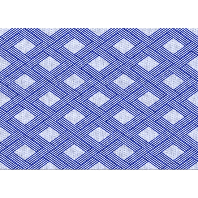 Ahgly Tapis Rectangulaire Lavable en Machine Intérieur Transitionnel Bleu Ciel, 2 Pieds x 4 Pieds