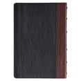 thumbnail image 2 of KJV Large Print Study Bible Two-Tone Black/Burgundy Full Grain Leather, 2 of 3
