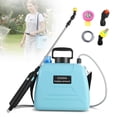 thumbnail image 3 of GKXLH Electric Backpack Sprayer, Rechargeable Battery Powered Garden Sprayer with 3 Mist Nozzles for Weeds Plants Fertilizer (1.7 Gallon, Blue), 3 of 9