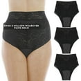 thumbnail image 1 of Wearever Culottes d'Incontinence en Dentelle pour Femmes, Absorption Régulière, Réutilisables, Lot de 3, 1 of 10