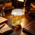 thumbnail image 4 of Skull Shaped Whiskey Glasses,11.83 oz Heavy Base Skeleton Drinking Cup | Clear Round Mouth Cocktail Glasses for Halloween Decor,Gifts for Cocktail Lovers, 4 of 6