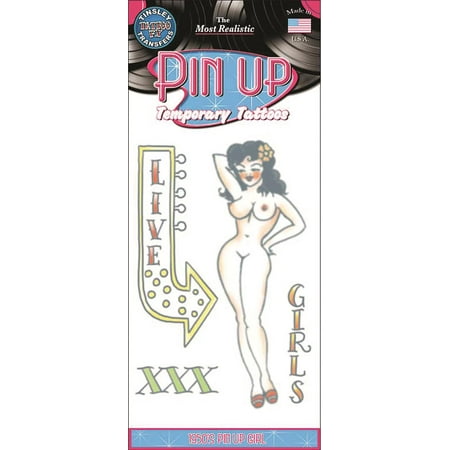 Tinsley Transfers Girlfriend 1950's Temporary Tattoo FX - Walmart.com