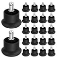 thumbnail image 1 of COOPHYA 15pcs High Profile Chair Glides Black Rubber Anti Scratch For Home Use, 1 of 8