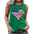 thumbnail image 1 of Qiopertar Blouse Sans Manches Imprimée Mode Décontractée pour Femmes Col Rond Sexy Pull-Over Slim Offres de la Semaine Liquidation à Moins de 5$ jusqu'à 90 % de Réduction, 1 of 4