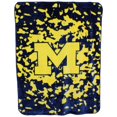 thumbnail image 1 of College Covers Everything Comfy Michigan Wolverines Soft Raschel Plush Throw Blanket, 63" x 86, 1 of 4
