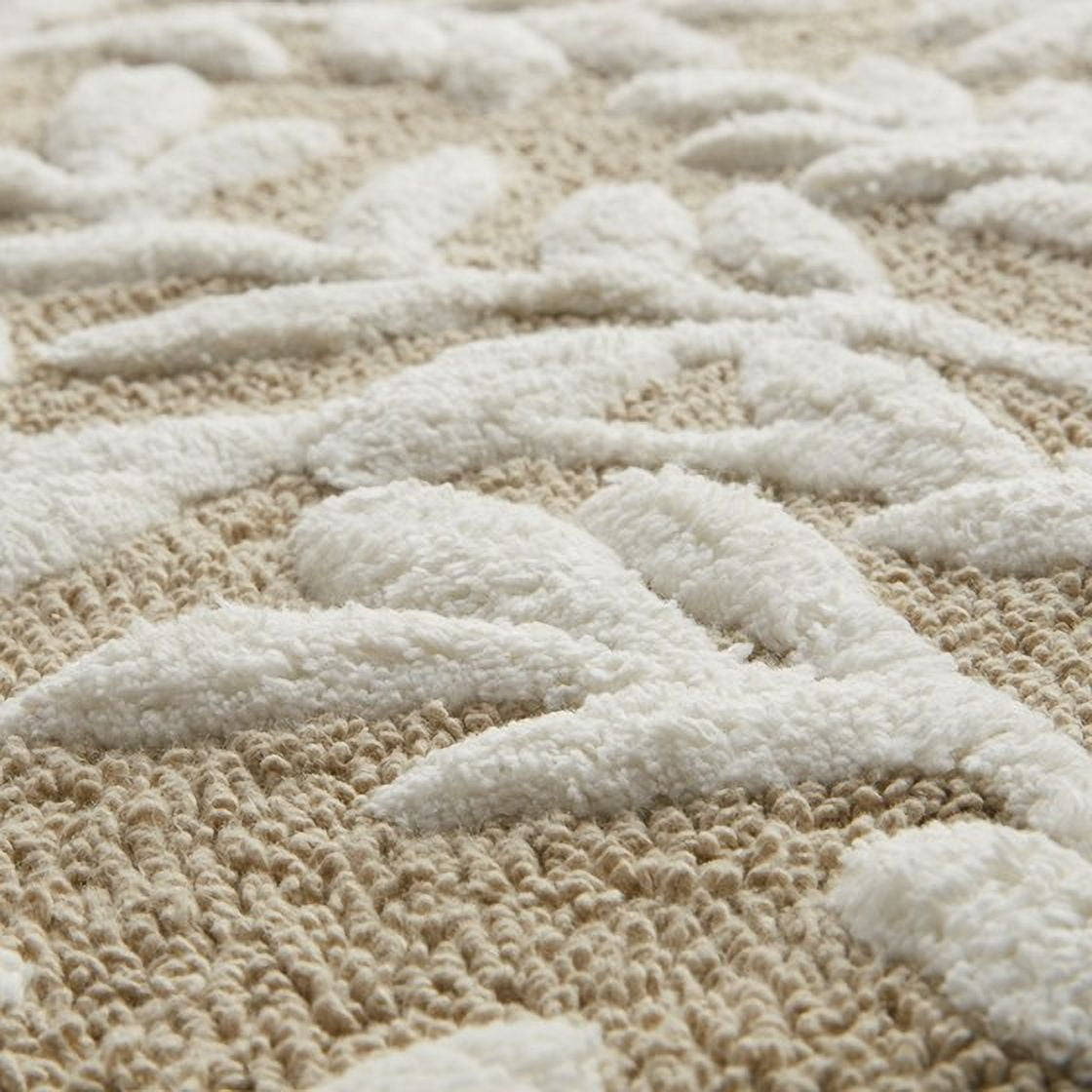 MAYEERTY Cotton Tufted Bath Rug，100% Cotton, 24" x 60" Rectangle, Multicolor