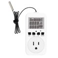 thumbnail image 1 of Riwcyla Digital Thermostat Plug Socket Reptile Temperature Controller Outlet Plug 110V 15A Heating Cooling Control for Incubator Brewing Incubator Greenhouse Terrarium Heat Mat, 1 of 6