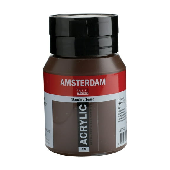Amsterdam Standard Series Acrylic Paint, 500ml, Burnt Umber