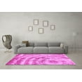 thumbnail image 3 of Ahgly Company Indoor Rectangle Abstract Pink Modern Area Rugs, 7' x 9', 3 of 4