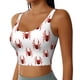 thumbnail image 2 of Fotbe Spiders Insects Sujetador Deportivo Largo sin Aros para Mujer con Almohadillas y Soporte Medio, Transpirable y Absorbente, Camiseta Tipo Chaleco o Tank Top-Medium, 2 of 8