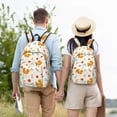 thumbnail image 5 of Yiaed Squirrel Maple Leaves And Nuts Print Backpack, Premium Laptop Backpack, Travel Backpack for Women, Lightweight Backpacks, Comfortable Back Pack-Medium, 5 of 5