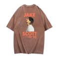 thumbnail image 3 of Jake Scott On Tour Live In 2025 Washed Cotton Tshirt Hip Hop Style Short Sleeve Tees, 3 of 4