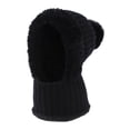 thumbnail image 2 of Gorro de invierno para mujer, gorro de protección, ideal para viajar y andar en bicicleta en climas fríos. Negro, 2 of 7