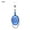 Blue, variant on SagaSave 1/2 Pcs Retractable Badge Holder Reel Key Ring and Badge Strap Black