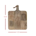 thumbnail image 3 of Foreside Home & Garden Wide Rectangle Hand Carved Wood Serving Cutting Board, 3 of 4