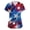 01-Navy, variant on 250th Anniversary USA Scrub Tops Women American Flag Print Stretch V Neck Scrubs 4th of July Nurse Working Uniforms with Pockets