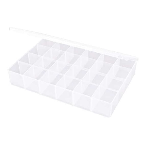 Flambeau Compartment Box,Snap,Clear,2 5/16 in T824