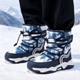 thumbnail image 4 of Stepedia Snow Boots Kids Boys Girls Winter Warm Faux Fur Boots Lightweight Water-Resistant Cold Weather Shoes, 4 of 10