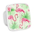 thumbnail image 1 of 4PCS Square Cabinet Fluorescence Knob Glowing in the Dark Furniture Drawer Pulls Handle with Screws Flamingo, 1 of 1