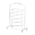thumbnail image 3 of Panel de soporte de soporte de soporte de servicio Conveniente organizador de estante de almacenamiento de placas de múltiples niveles para la cocina 6 nivel, 3 of 8