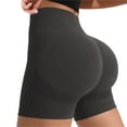 thumbnail image 6 of Prolriy Gym Shorts Women, Legging Shorts for Women High Waisted Biker Shorts Compression Scrunch Butt Lifting Short Women's Shorts Dark Gray XL, 6 of 9