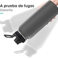 thumbnail image 4 of Termo de Acero Inoxidable sin BPA, con Dos Tapas, Aislamiento de Doble Pared, a Prueba de Fugas, para Agua Fría o Caliente Gris, 4 of 4