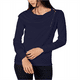 thumbnail image 1 of Blusa térmica Tommy Hilfiger para mujer Azul Pequeña, 1 of 2