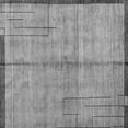 thumbnail image 1 of Ahgly Company Indoor Square Abstract Gray Modern Area Rugs, 8' Square, 1 of 4