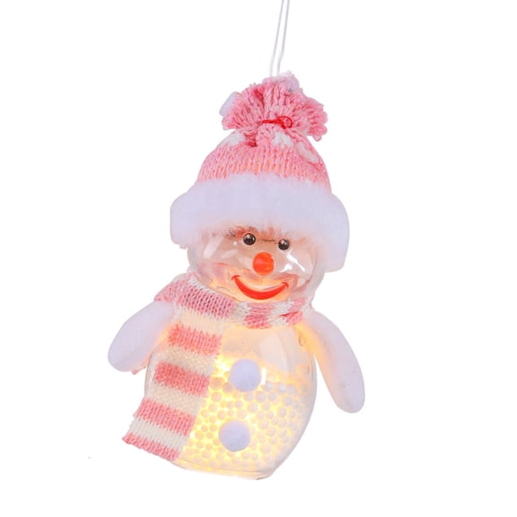 Tizuqe Christmas Snowman LED Lighted Decoration Ornament for Seasonal Home Adornment
