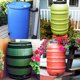 thumbnail image 5 of Kits de conectores de barril de lluvia de 9 piezas, conector de tanque de agua duradero con sierra de enchufe, kits de espiga de mamparo de jardín para piscinas, tanques de agua, parques de acuarios, 5 of 5