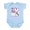 Sky Blue, variant on CafePress - NICU Graduate Body Suit - Baby Light Bodysuit, Size Newborn - 24 Months